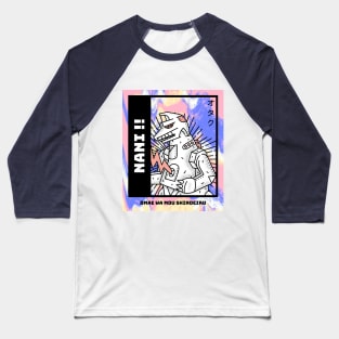 Godzilla Robot anime manga NANI Baseball T-Shirt